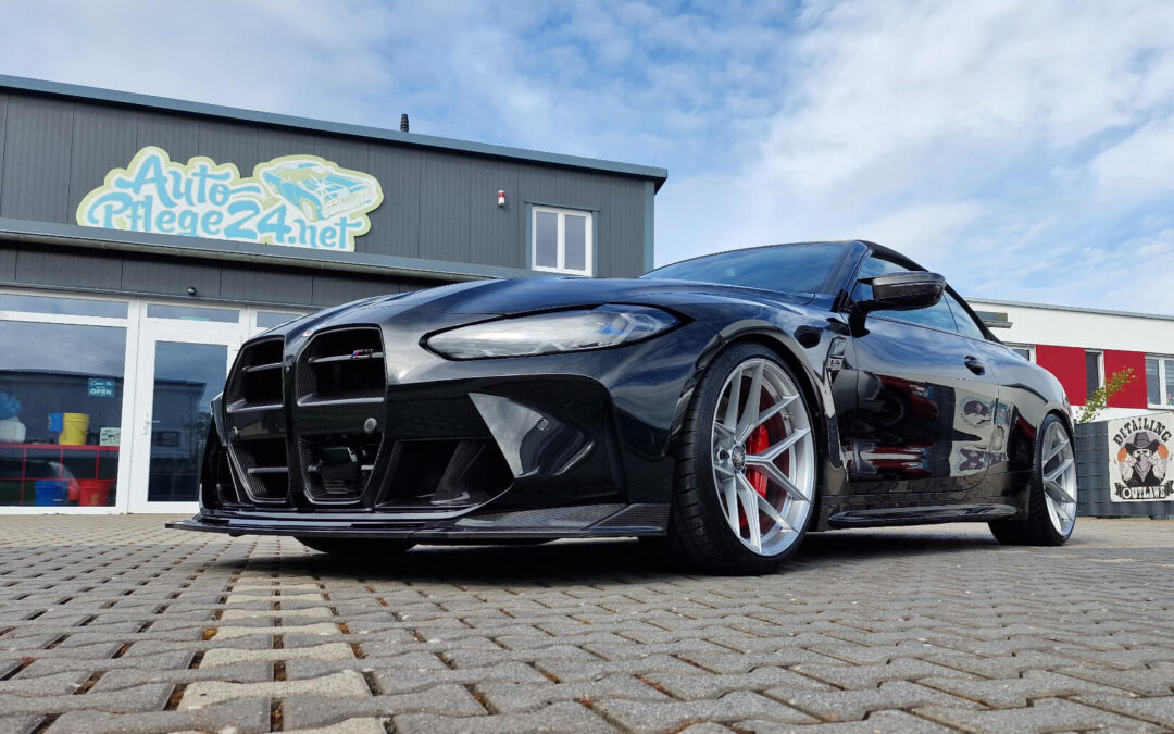 BMW M4 – Lackaufbereitung in Schwarz Metallic
